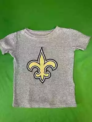 Buy NFL New Orleans Saints Heathered Grey 100% Cotton T-Shirt Toddler 4T • 7.49£