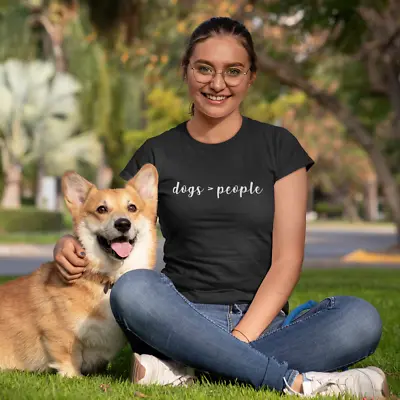 Buy Dogs > People T-Shirt Dog Lover Pet Best Friend Slogan Unisex Mens Womens • 9.95£