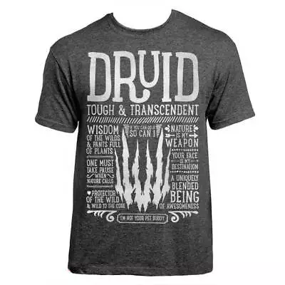 Buy World Of Warcraft / RPG Inspired DRUID T-shirt - Unisex / Mens • 19.99£