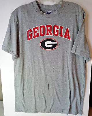 Buy Georgia Logo Sleep T-Shirt Bottom Drawers Sleepwear Gray Size M • 17.95£