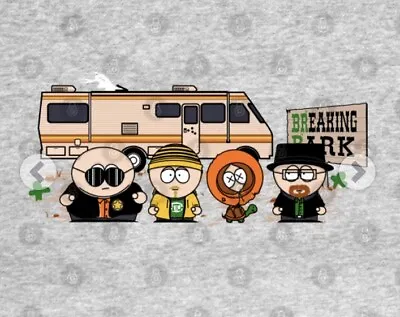 Buy Breaking Bad South Park Boys Kids Hoodie Hooded Sweatshirt Youth XL Gray Comedy • 24.01£