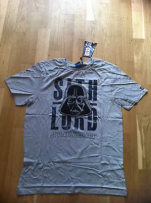 Buy Star Wars T-Shirt Sith Lord Darth Vader Grey UK Seller • 7.96£