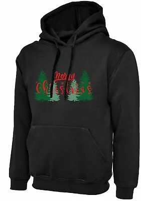 Buy MERRY CHRISTMAS Xmas Tree Sweatshirt Christmas Eve 2021 Printed Hooded Jumper  • 16.05£