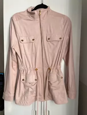 Buy Nakuro Baby Nude Pink Suede Biker Jacket New Without Tags S • 15£