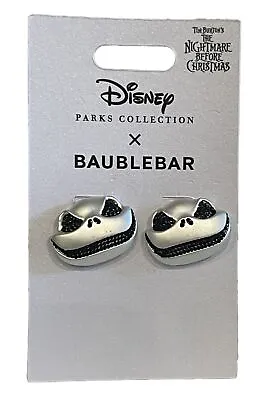 Buy Disney Parks Baublebar  Nightmare Before Christmas Jack Skellington Earrings • 11.80£