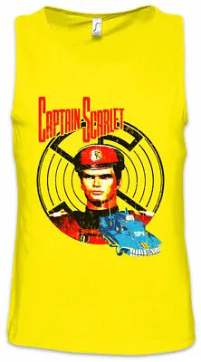 Buy Captain Scarlet Men Tank Top Retro And Geek The Nerd Mysterons • 21.59£