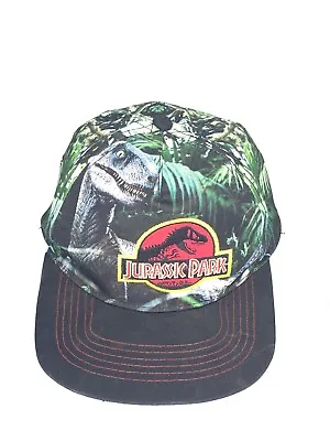 Buy Jurassic Park Hat Dinosaur Cap Youth Snapback Green Hat Rare Cap C7 • 24.13£