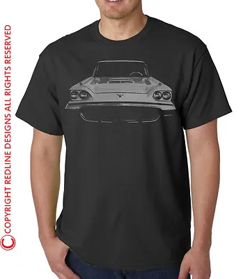 Buy 1950s FORD THUNDERBIRD Muscle Car Mens Organic Cotton T-Shirt Gift Eco Friendly • 10.34£