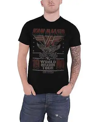 Buy Van Halen T Shirt World Invasion Tour 1980 Band Logo New Official Mens Black XXL • 15.95£