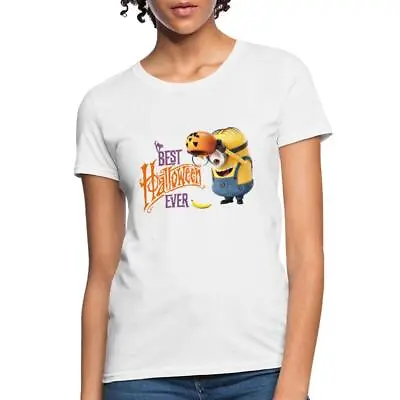 Buy Minions Merch Dave Best Halloween Ever Licensed Women's T-Shirt • 18.99£