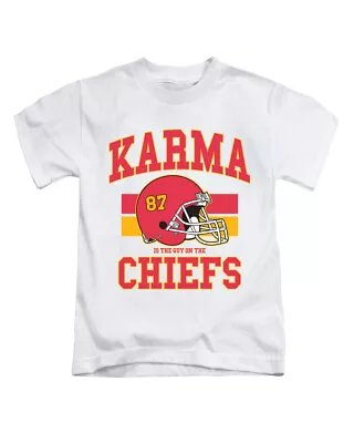 Buy Karma Is The Guy On The Chiefs Adults T-Shirt Funny Merch Cute Gift New Womens • 8.99£