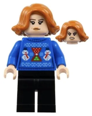Buy LEGO Marvel Super Heroes Black Widow Sh907 Christmas Sweater Minifigure BrandNew • 7.50£