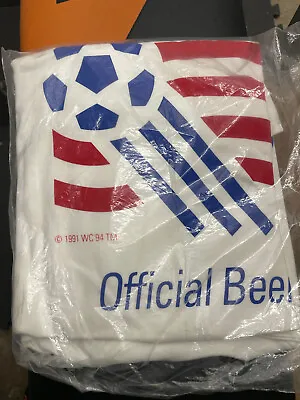 Buy Budweiser World Cup Usa 94 T Shirt Xl 1994 Promo Soccer Beer Vintage *new Sealed • 49.95£