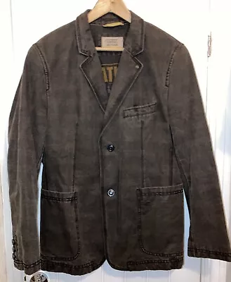 Buy CAMEL ACTIVE Men's Blazer  UK Large Jacket Check Denim (Good Condition)Free P&P • 15.99£