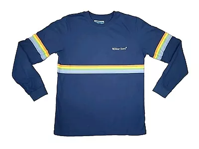 Buy Wilbur Soot 96' Version 1.2 Long Sleeve Tshirt Retro Stripe Rainbow Blue Medium • 33.99£