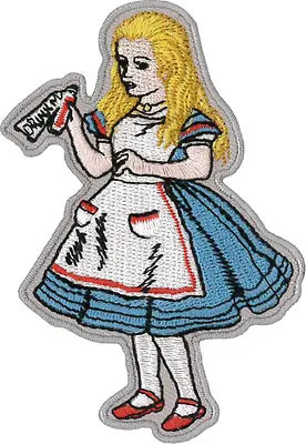 Buy Alice In Wonderland Embroidered Patch 9cm X 6cm  • 3.89£