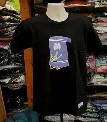 Buy 2015 HUF X SOUTH PARK '420 PACK' TOWELIE Tee Size S Small Black T-shirt • 130£