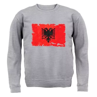 Buy Albania Grunge Flag - Adult Hoodie / Sweater - Albanian Flags Republic Tirana • 21.95£