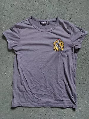 Buy Hufflepuff Harry Potter T-shirt Top Size 8 Primark Grey • 3.50£