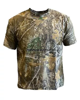 Buy Mens Fishing Jungle Camouflage T Shirt Short Sleeve Casual Cotton Summer S-6XL • 6.99£