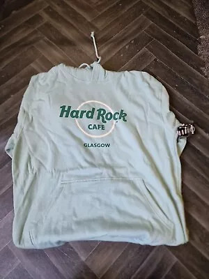Buy Hard Rock Cafe Glasgow Green Hoodie Size SMALL  New With Tags #M • 29.99£