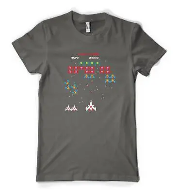 Buy 70's Retro Arcade Gaming Space Invaders Personalised Unisex Adult T Shirt • 14.49£