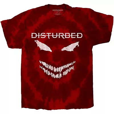 Buy Disturbed Scary Face Dip-Dye T-Shirt NEW OFFICIAL • 16.59£