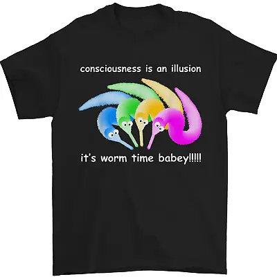 Buy Its Worm Time Baby Consciousness Illusion Mens T-Shirt 100% Cotton • 7.99£