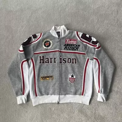 Buy Men’s Vintage Harrison American Racer Jacket Varsity • 39.95£