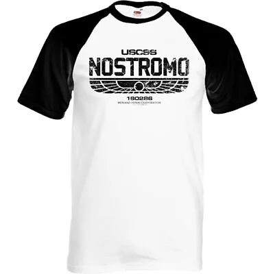Buy Alien Nostromo T-Shirt Mens 180286 Movie USCSS Weyland-Yutani Distressed Film • 11.95£
