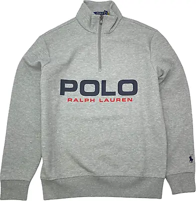 Buy Polo Ralph Lauren Double Knit Tech Jumper Troyer Mock Sweatshirt Pullover New XL • 159.86£