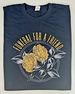 Buy Funeral For A Friend - 2022 UK Tour Band Shirt - Size Small • 11.69£