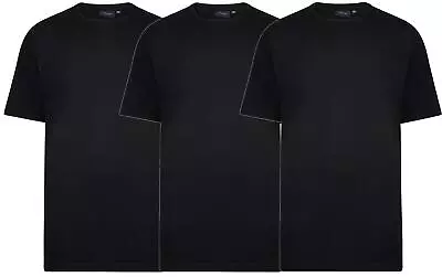 Buy Espionage Men's Big Size 3-Pack Premium  Cotton Tee Shirt Size 2XL - 8XL, 10 Col • 41.50£