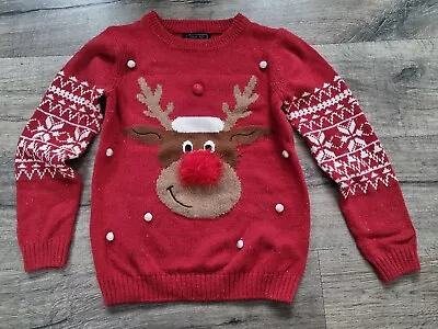 Buy Next Boy's Christmas Jumper Size 9 • 5.50£