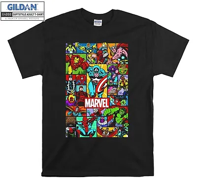 Buy Marvel Avengers Characters T-shirt Gift Hoodie Tshirt Men Women Unisex A666 • 11.95£