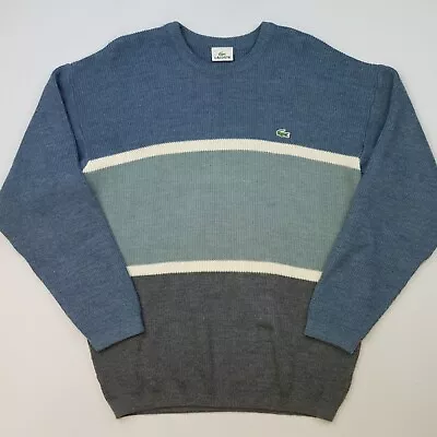 Buy Lacoste Mens Vintage Jumper 90s Y2k Chunky Pullover 6 - XL  Wool Sweater • 40£