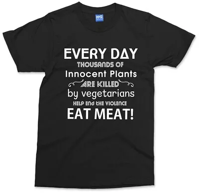 Buy Meat Eaters T-shirt Funny Rude Anti Vegetarian Vegan Sarcastic Joke - Unisex Tee • 12.99£