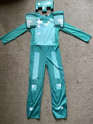 Buy Boys Minecraft Dressing Up / Fancy Dress Outfit Age 8-9 Years • 10.99£