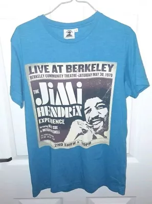 Buy Jimi Hendrix Experience T-shirt. Men's Small. Blue. Great Condition. Free P&P. • 10£