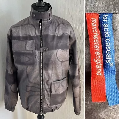 Buy DUPE Manchester Acid Casuals Jacket GORE-TEX Coat Indie Brown Camo Large RARE • 199.99£