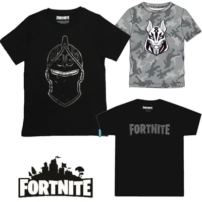 Buy Boys Kids Fortnite 100% Cotton Gaming T Shirt Top T-shirt Age 11 12 13 14 Years • 5.99£