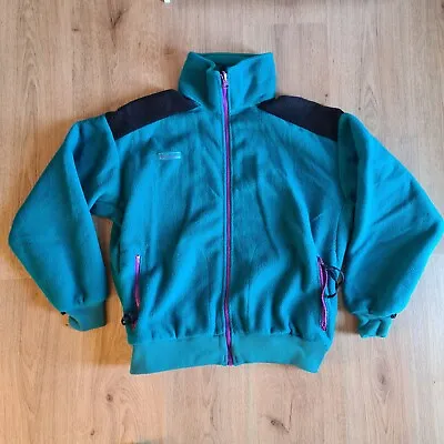 Buy Columbia Vintage Radial Sleeve Fleece Jacket S/M 90s  • 14.95£