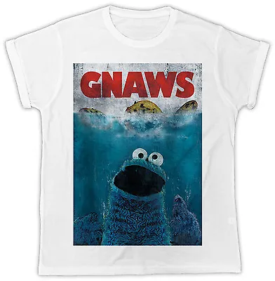 Buy Funny Sesame Street Cookie Monster Birthday Present Gift Short Sleeve Tshirt • 6.99£