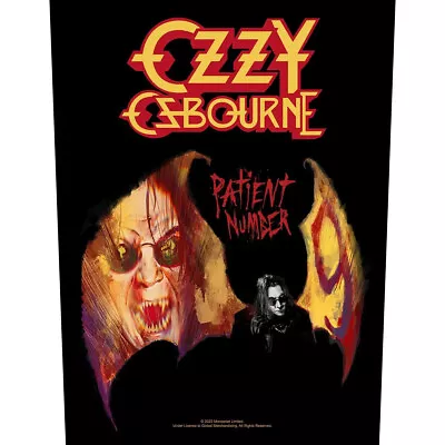 Buy Ozzy Osbourne - Patient No. 9 Backpatch Rückenaufnäher - Official Merch • 12.02£