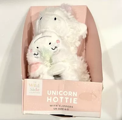 Buy Unicorn Hottie With Slippers For Babies • 11.50£