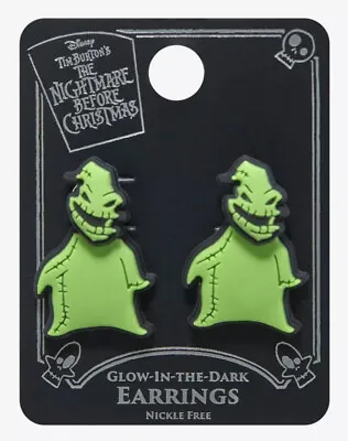 Buy The Nightmare Before Christmas Oogie Boogie Glow-In-The-Dark Front/Back Earrings • 16.03£