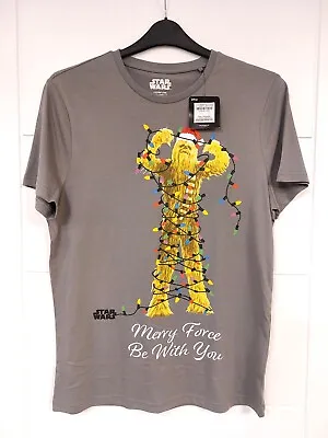 Buy NWT Sainsburys TU Official Disney Star Wars Chewbacca Christmas M T Shirt  • 5£