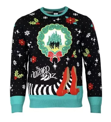 Buy 2XS 37  Chest The Wizard Of Oz Ugly Christmas Jumper Sweater Xmas By Numskull • 33.99£