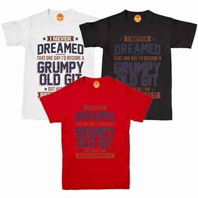 Buy Funny T-Shirts Men's Grumpy Old Git T Shirt Dad Grandad Uncle Birthday Tshirt • 8.99£