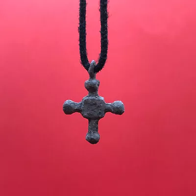 Buy Ancient Bronze Antique Pendant Cross Vikings Kievan Rus Antique-inspired Jewelry • 19.28£